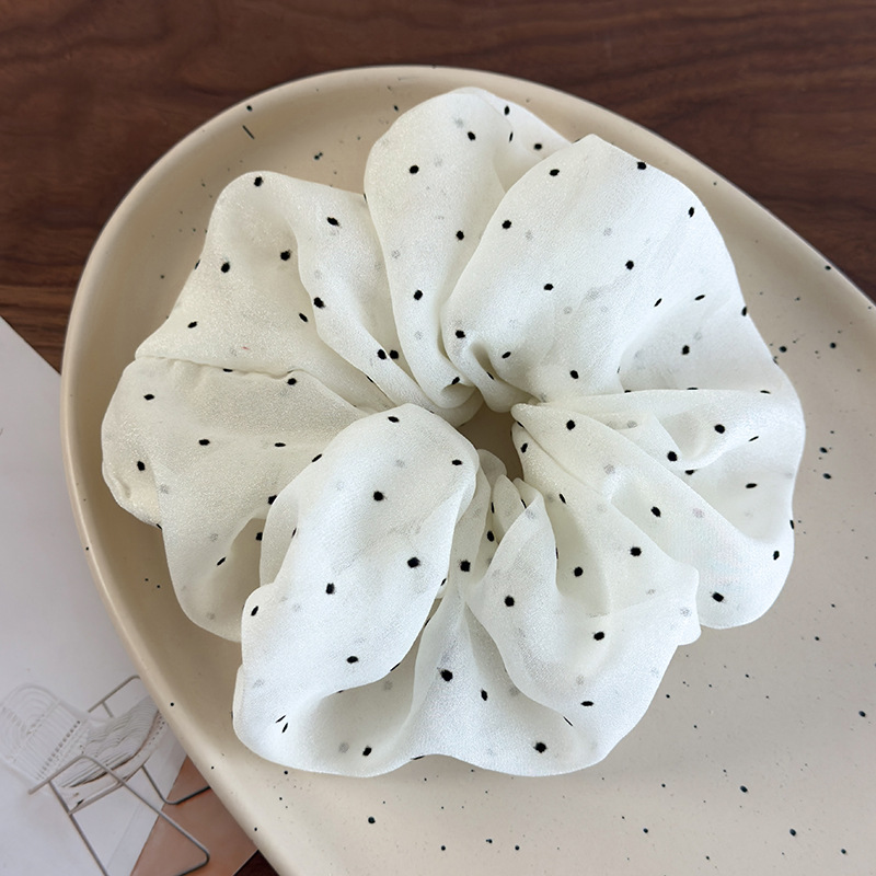 水玉ヘアスクランチー