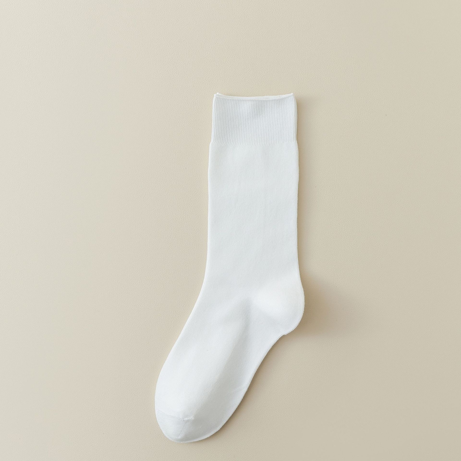 Meias Femininas Mid-Calf Anti-Pilling