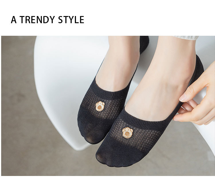 Bestickte Unsichtbare Socken