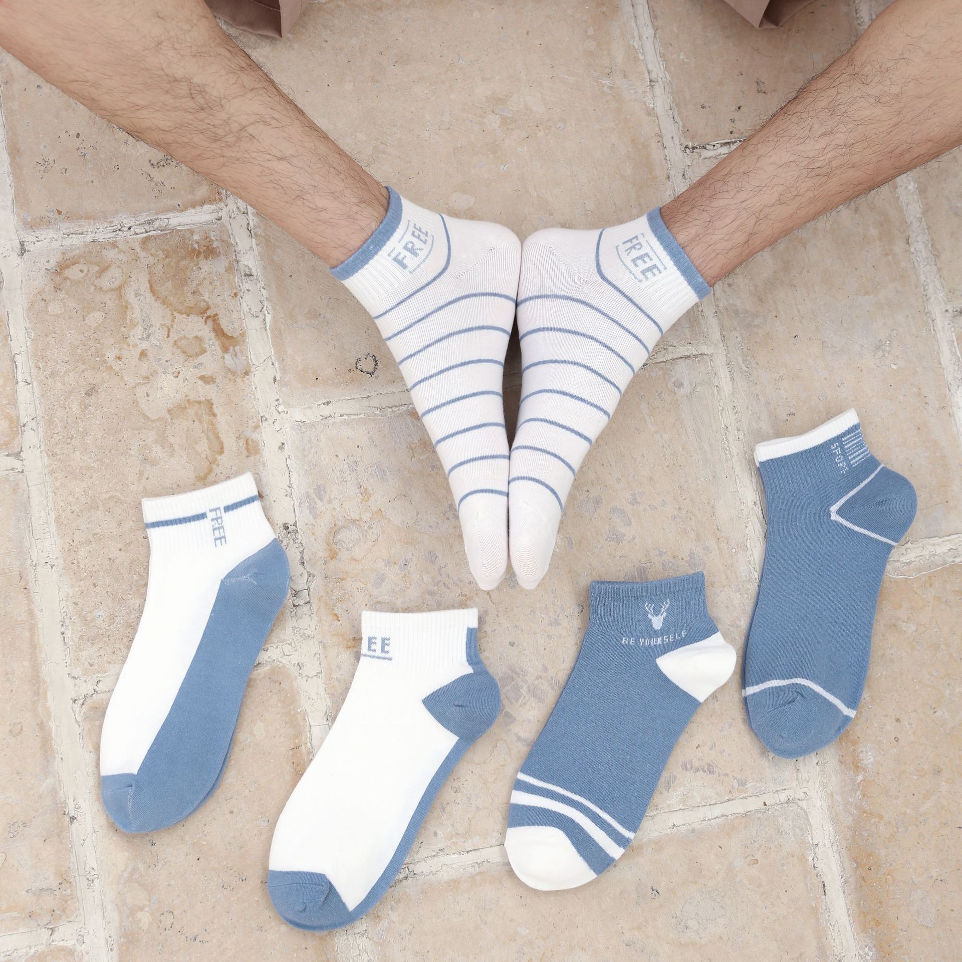 Men's No-Show Socks