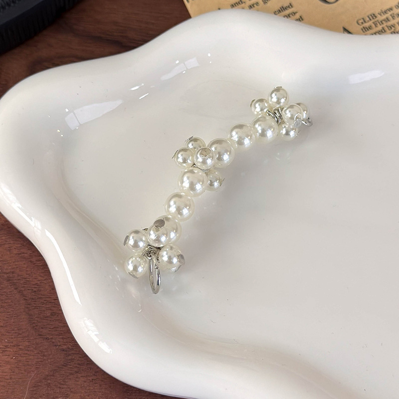 Pearl and Flower Bead Shoe Charms