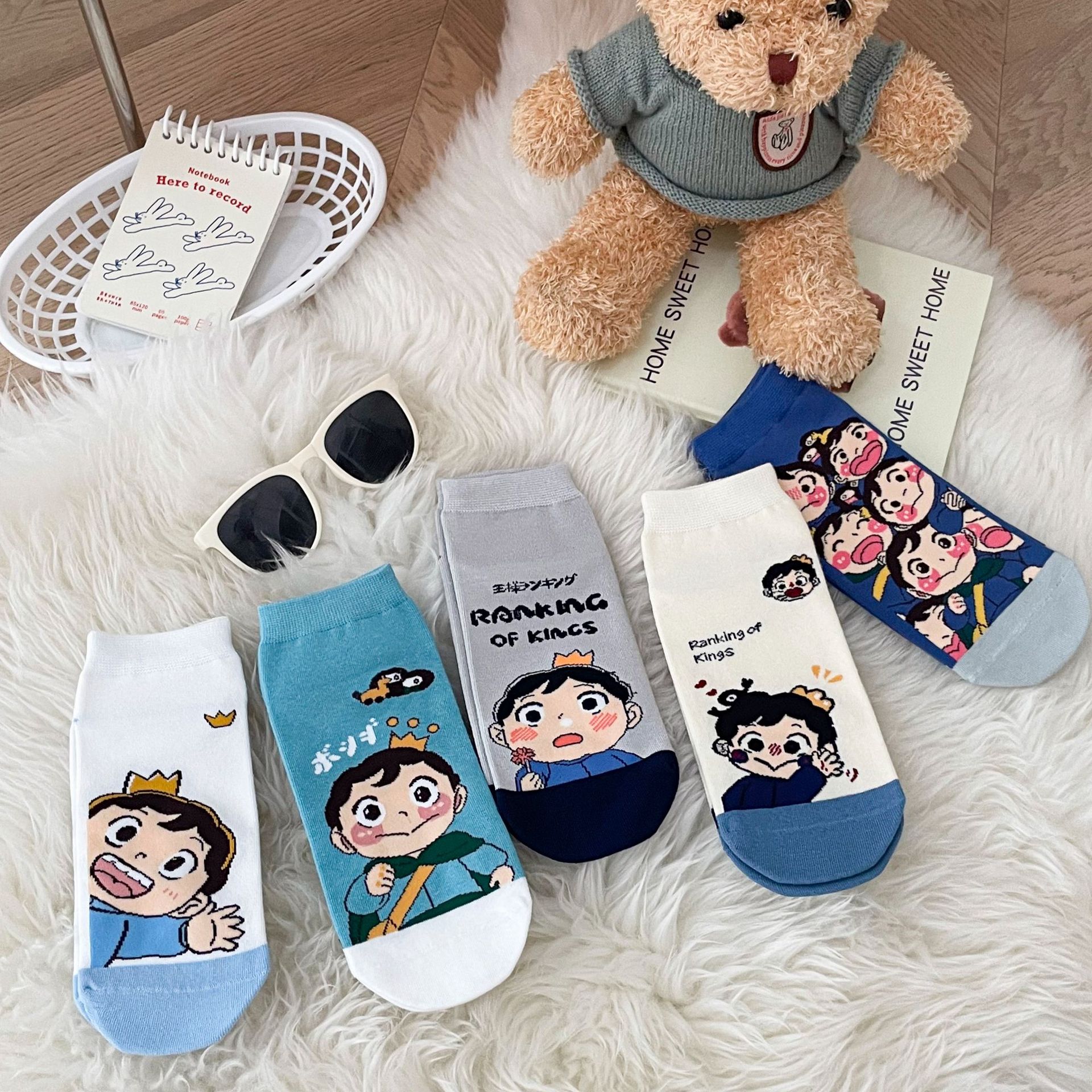 Nahtlose Unsichtbare Socken Anime