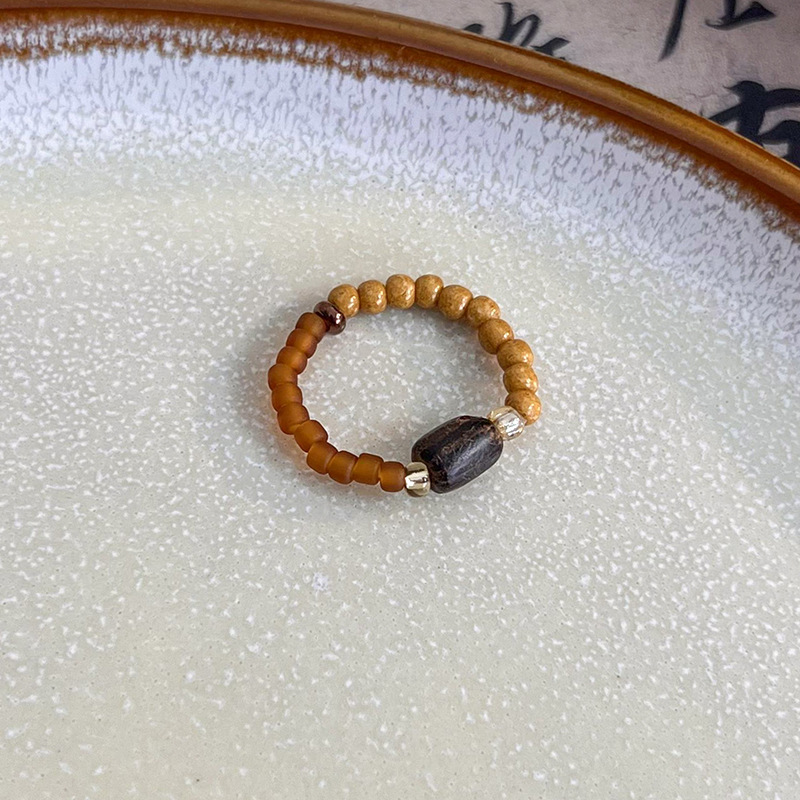 Wood Bead Ring