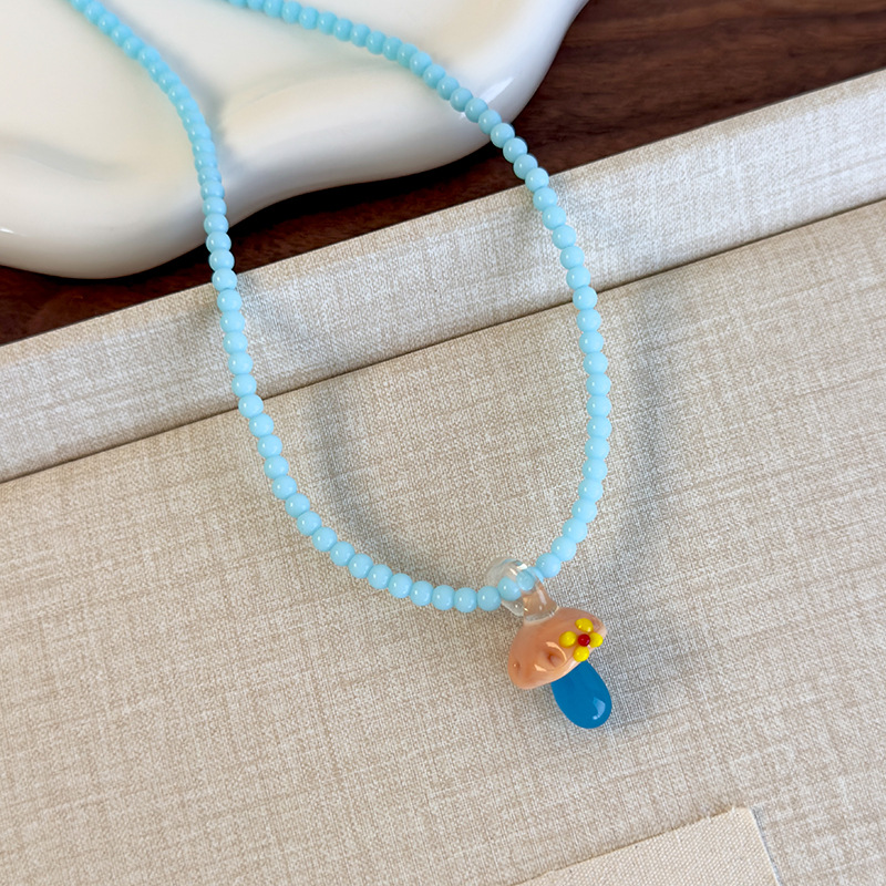 Скільний Грибовий Підвіс Намистинний Нашийник