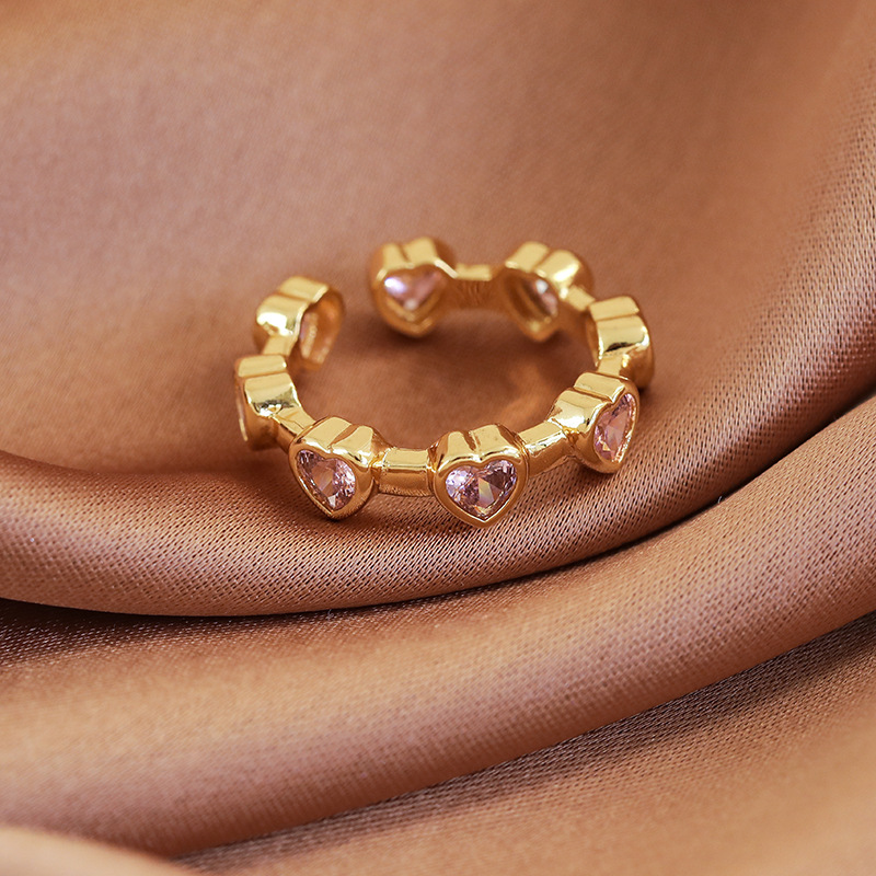 Adjustable Heart Ring