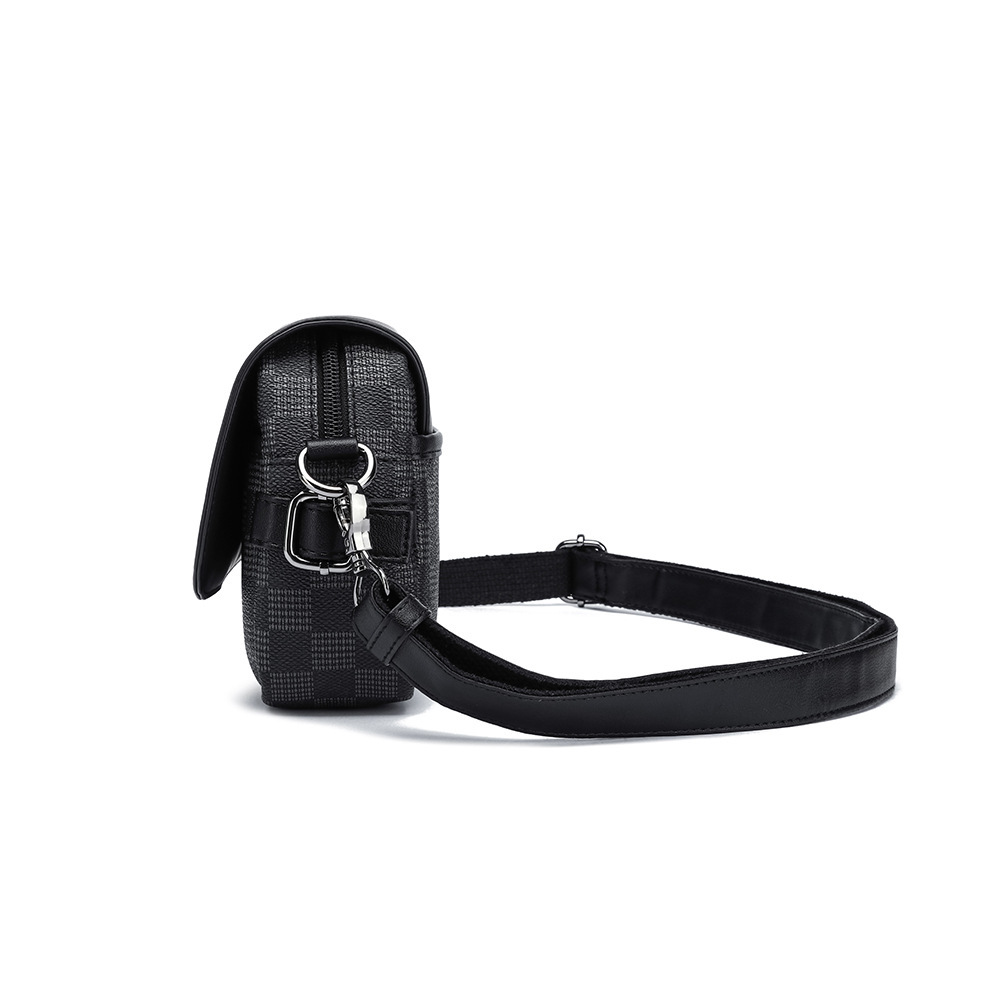 Ruitpatroon PU Schoudertas