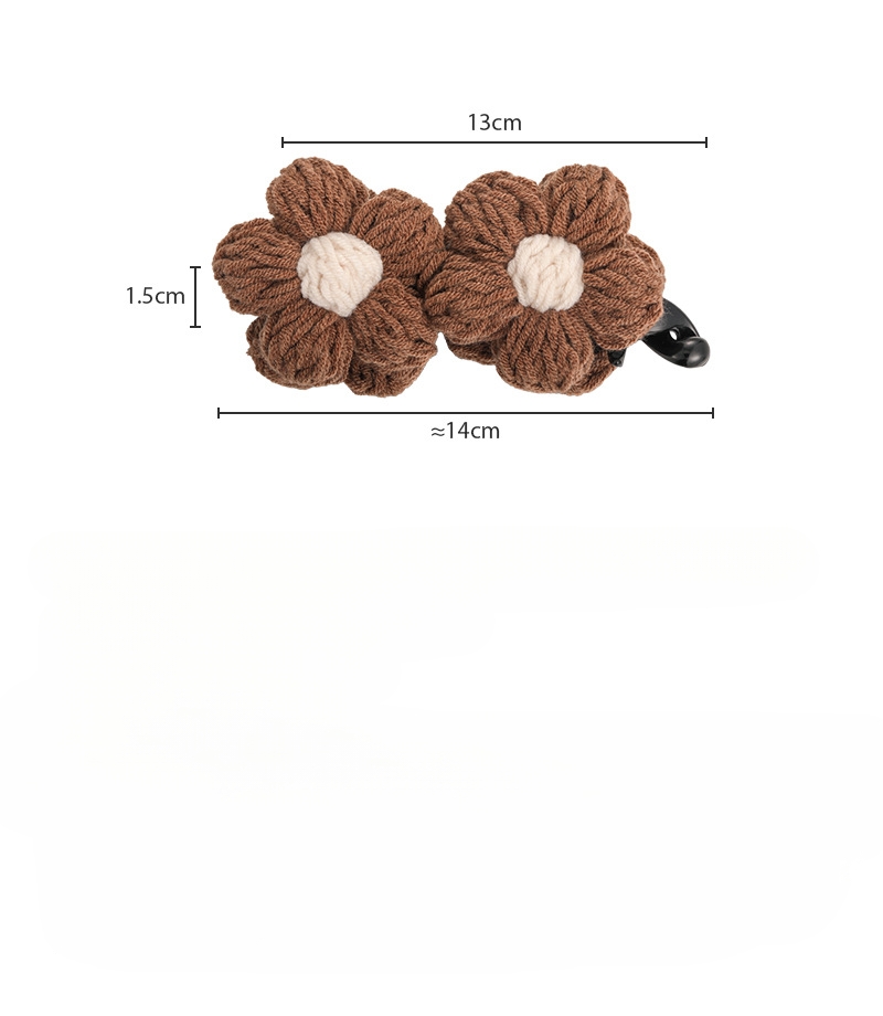 Agrafă de Păr Banana din Fire Vintage cu Flori