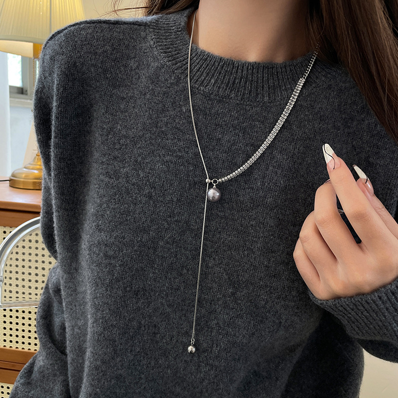 Náhrdelník s Perlami a Krystaly