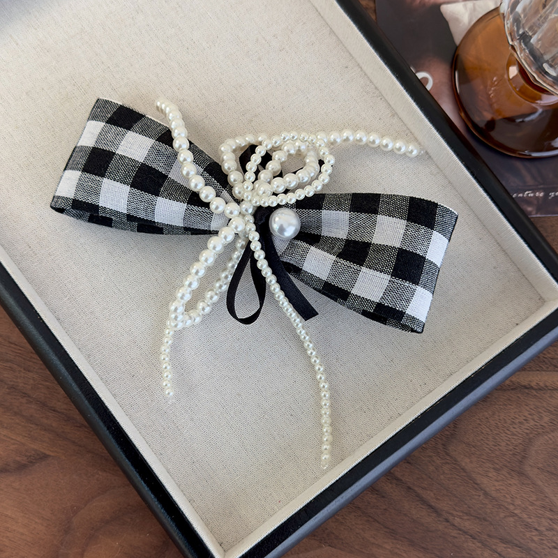 Agrafă de Păr Houndstooth