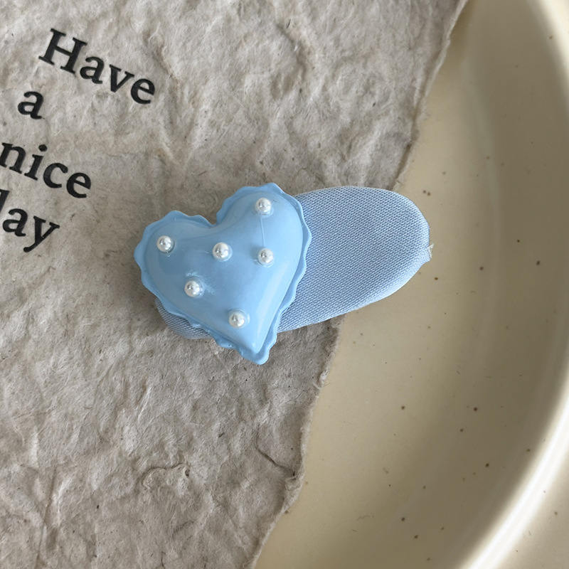 Heart Pearl Hair Clip