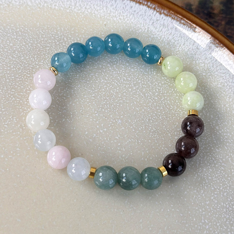 สร้อยข้อมือหินทรงเรขาคณิต