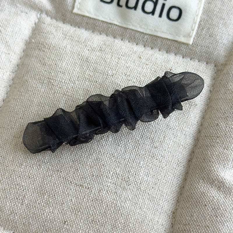 Grampos de Cabelo Plissados de Organza