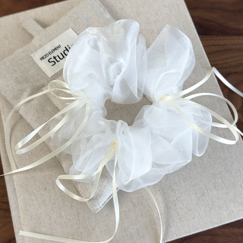 オーガンザリボンボウスクランチー