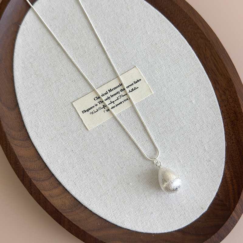 Срібна щітка Серце Намисто