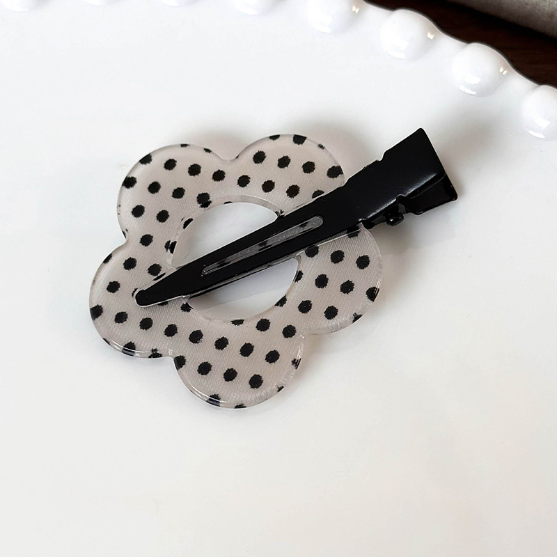 Polka Dot Hair Clips