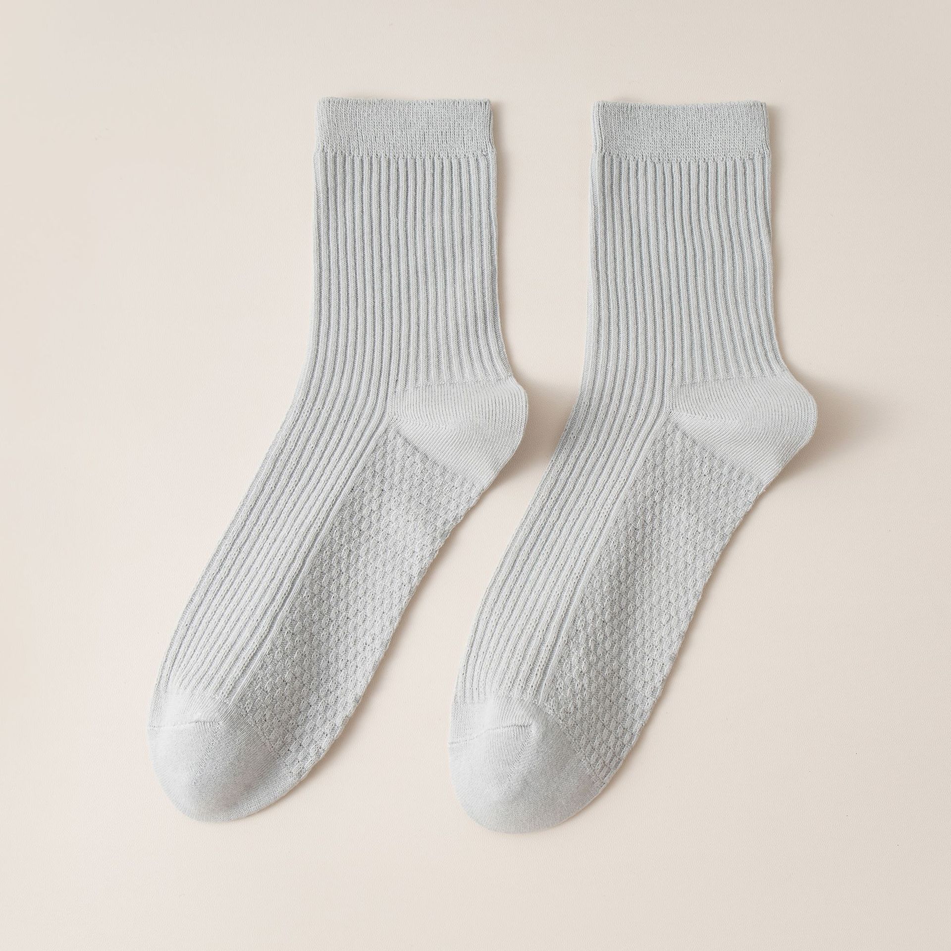 Meias Esportivas Cano Médio com Costura Dupla