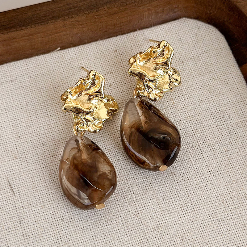 빈티지 미니멀리스트 기하학 드롭 귀걸이