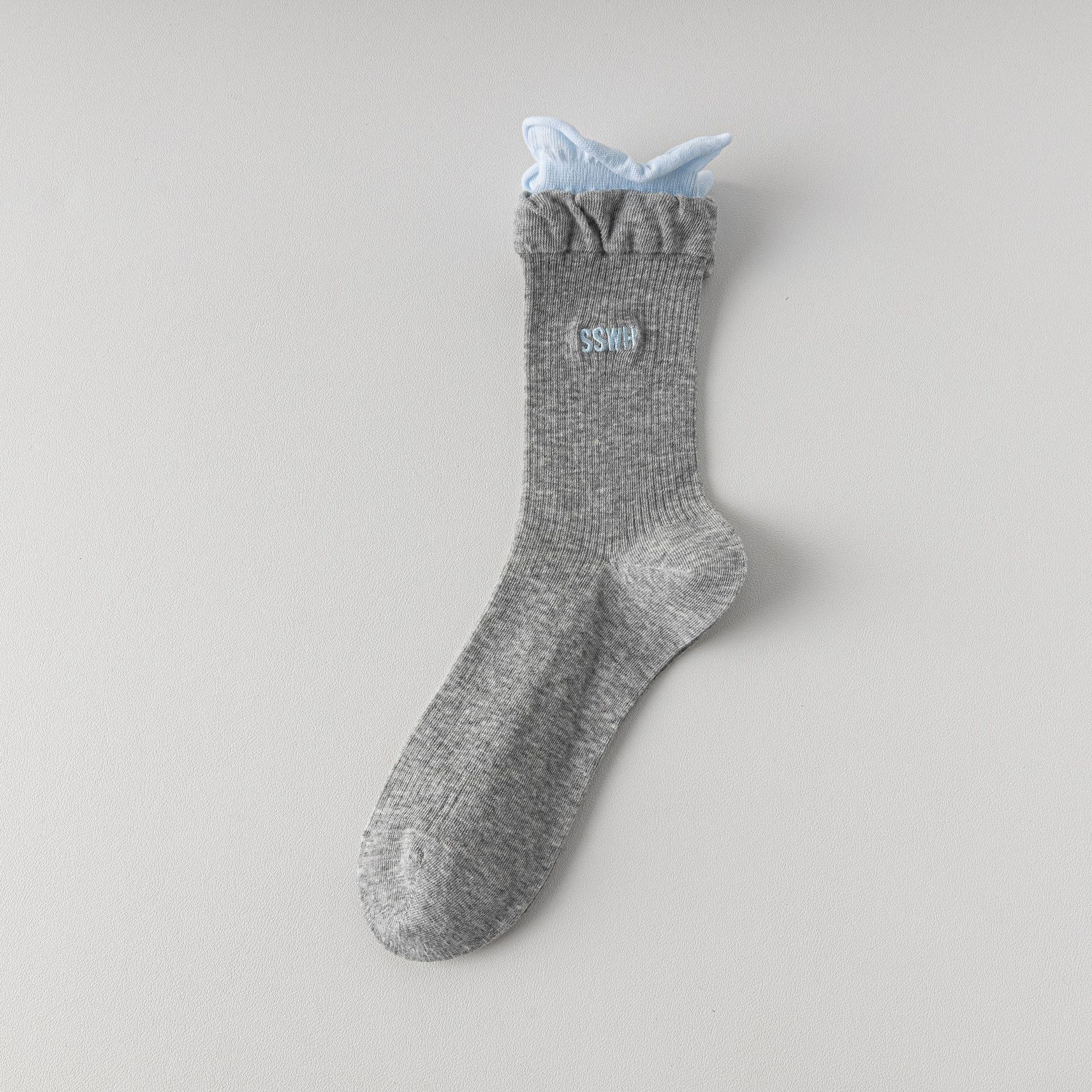 Meias de Algodão Sem Costuras