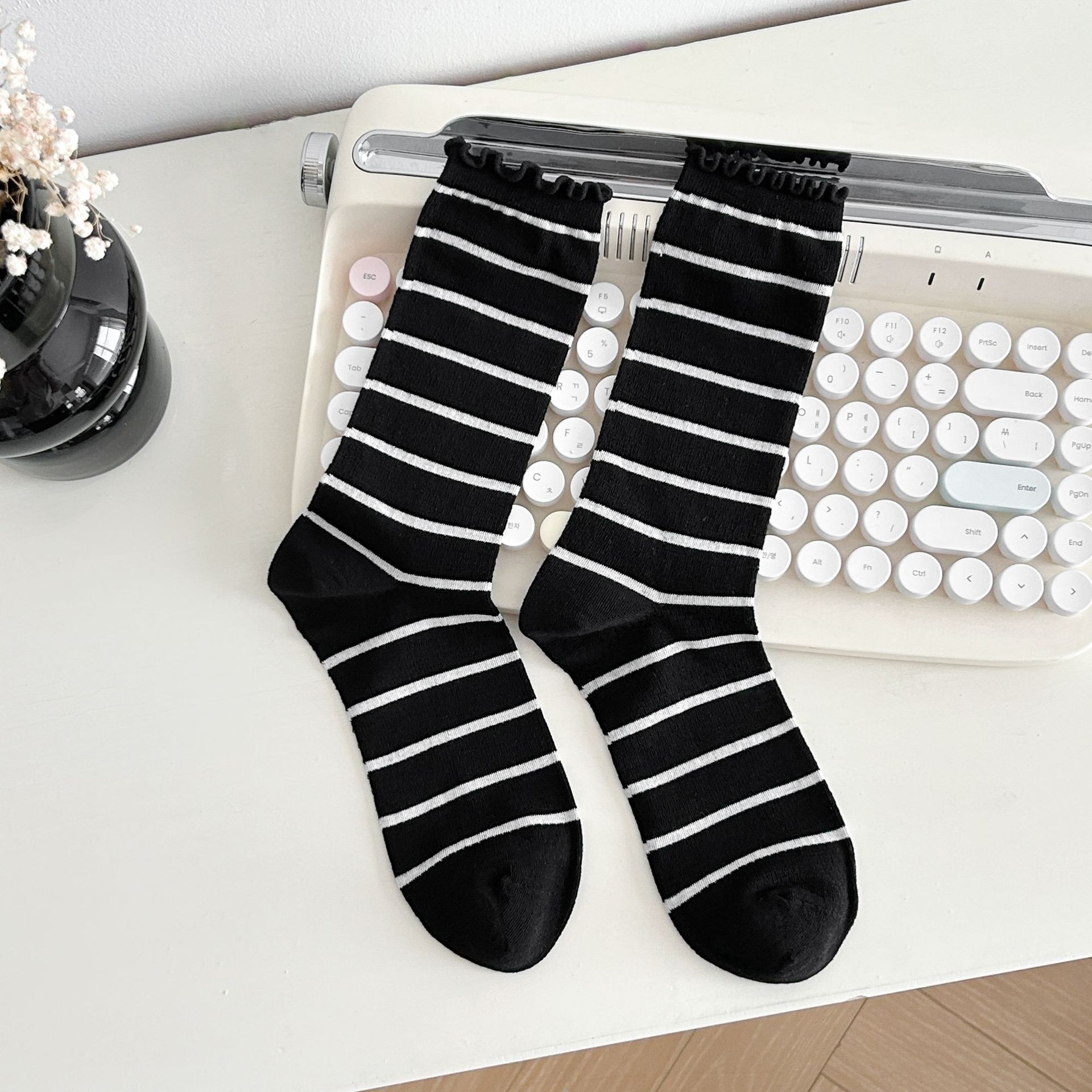 Meias Slouch de Malha