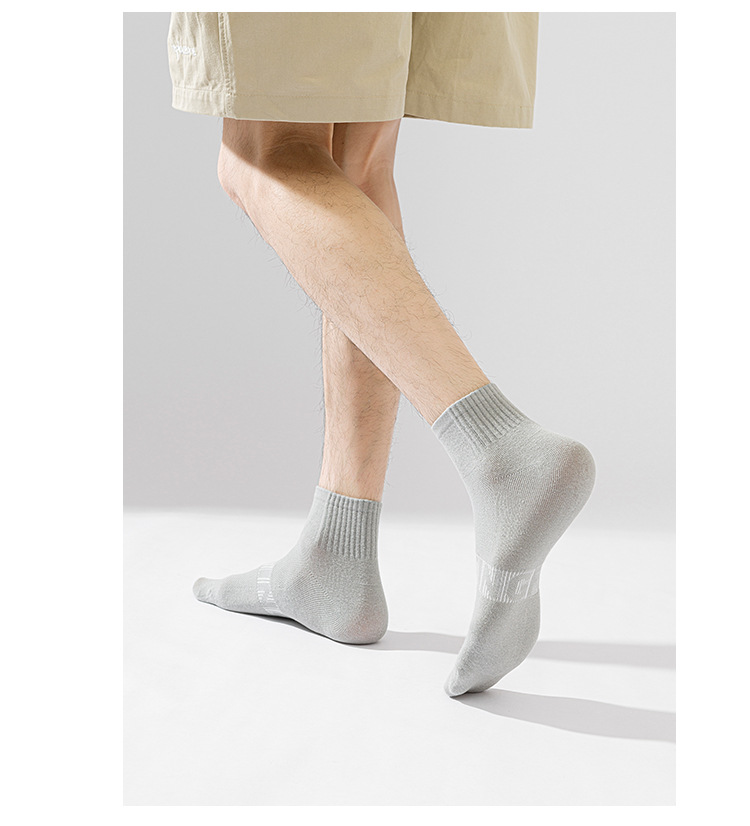 Kaus Kaki No-Show Pria Katun