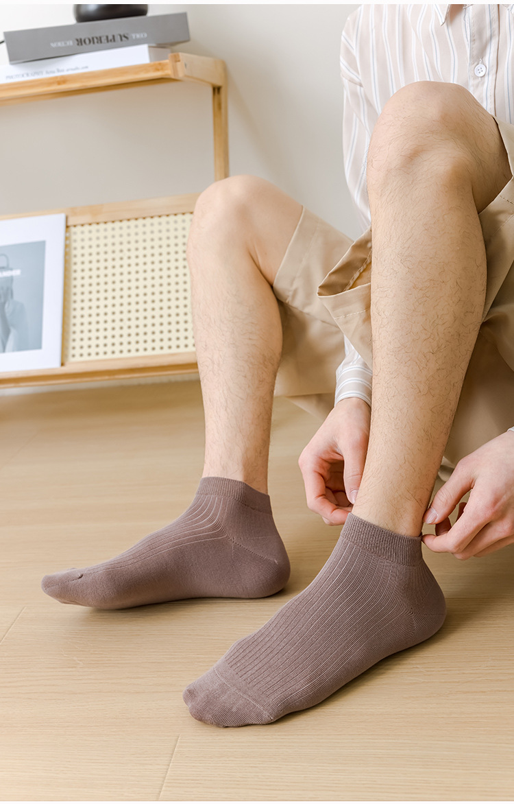 ถุงเท้าแบบไม่โชว์ผู้ชาย ผ้าฝน