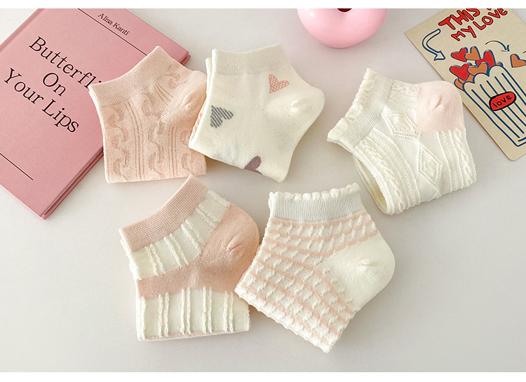 Bavlněné kotníkové ponožky