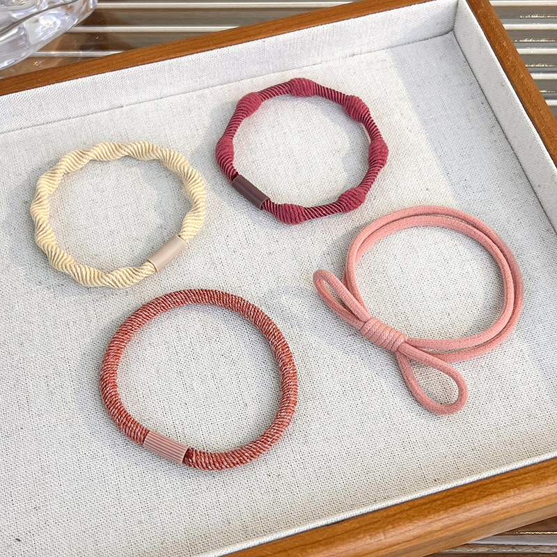 Zestaw Podstawowych Elastycznych Gumek do Włosów