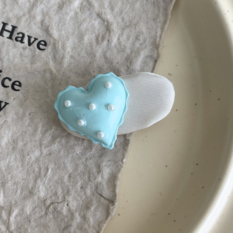 Heart Pearl Hair Clip