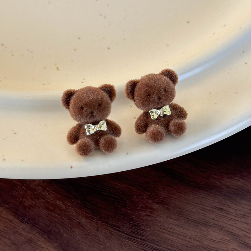Plush Bear Earrings