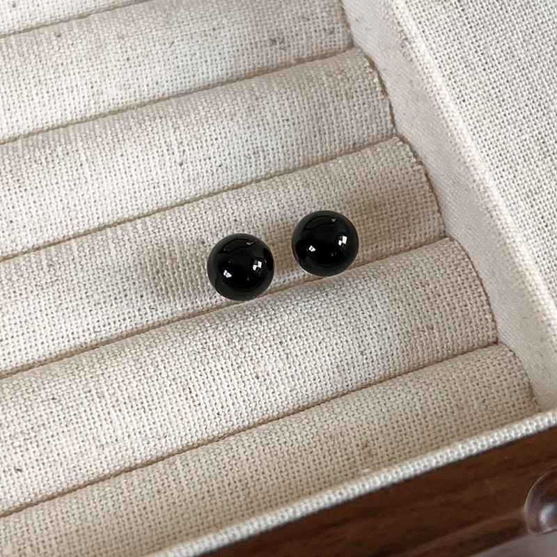 모조 진주 스터드 귀걸이