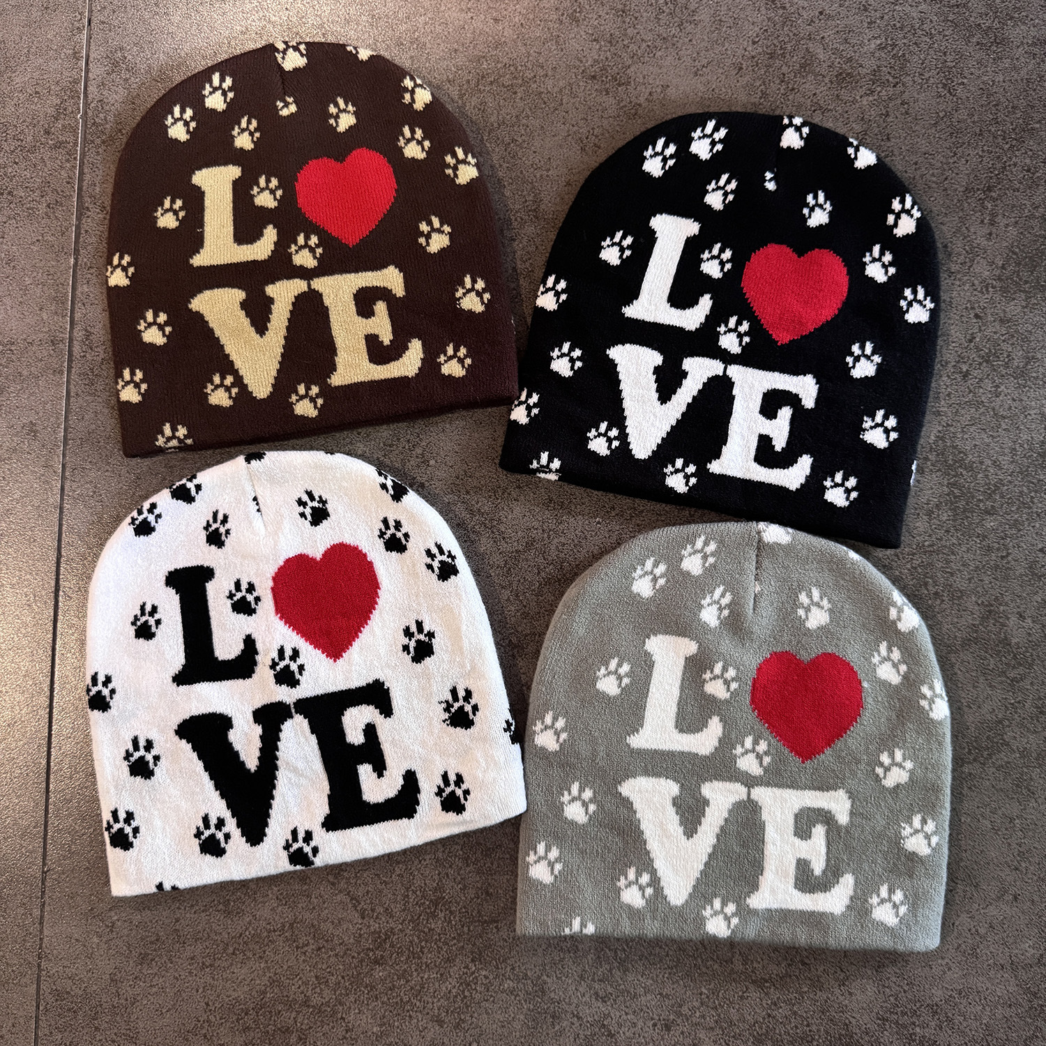Gorro Jacquard Love Letter