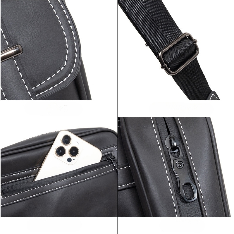 メンズレトロクロスボディバッグ