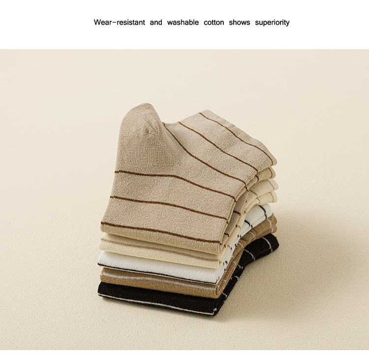 Женские Хлопковые Носки в Полоску