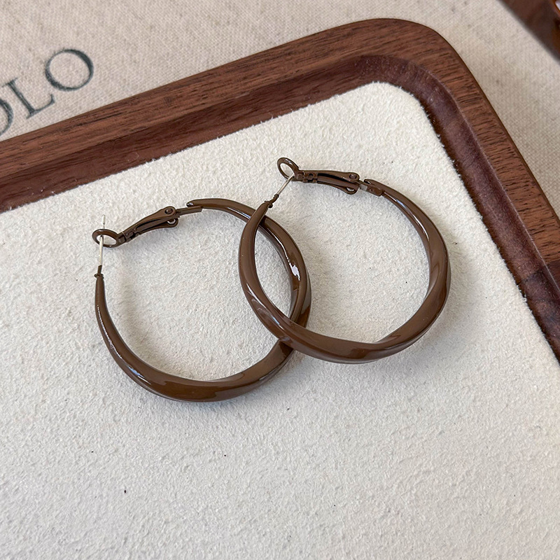 Геометрические серьги-кольца