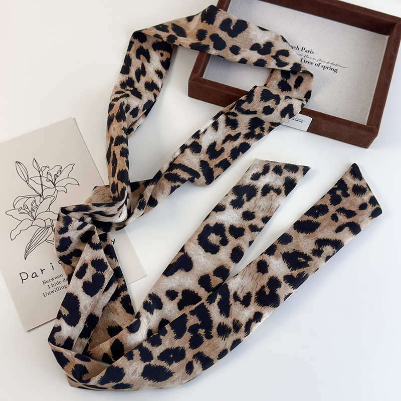 Multi-Purpose Leopard Print Scarf