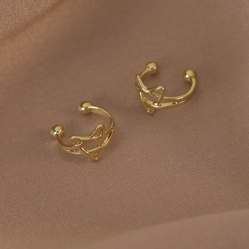 Leaf and Flower Ear Cuffs