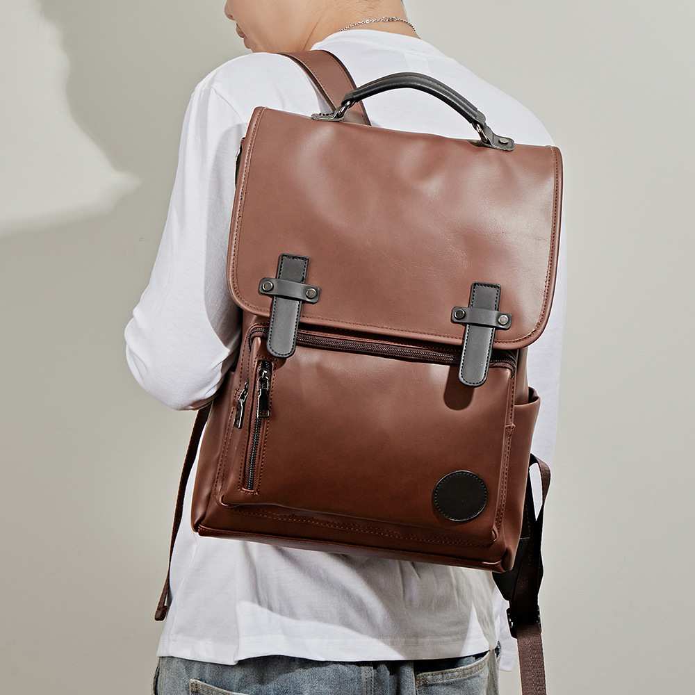 남성 대용량 플랩 백팩