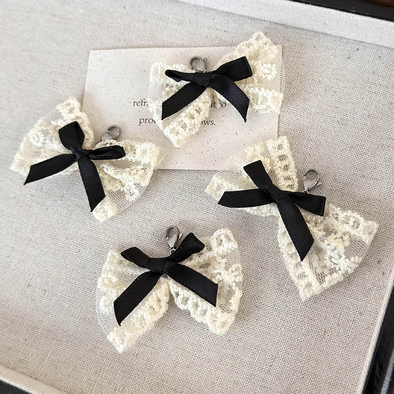 Kokardka Koronkowa do Butów