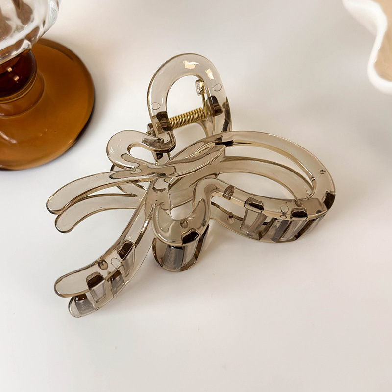 Transparente Schmetterling Haarklammer