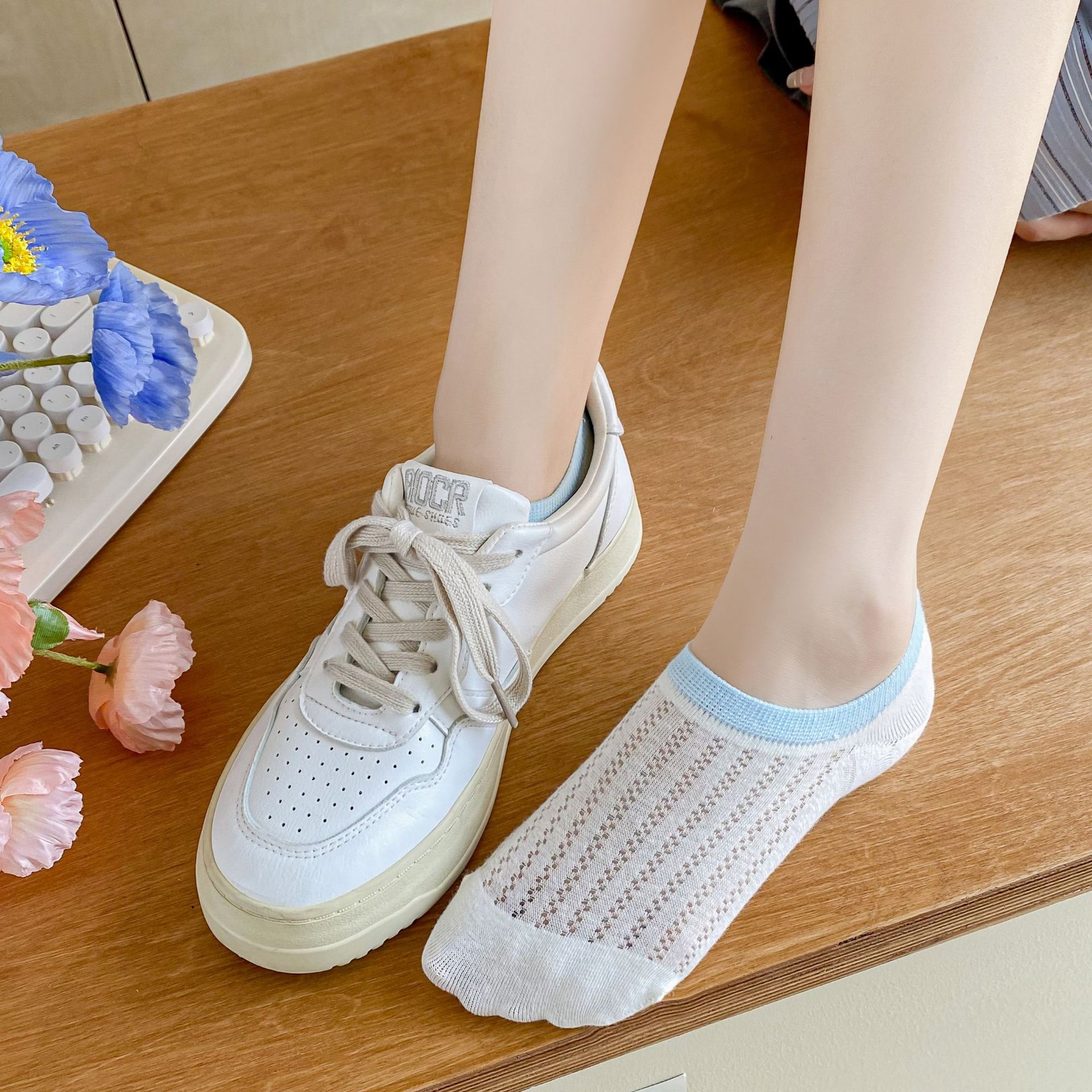 Жіночі Шкарпетки Лофери з Мережкою