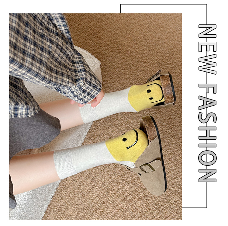 Meias Meia Canela Carinha Sorridente