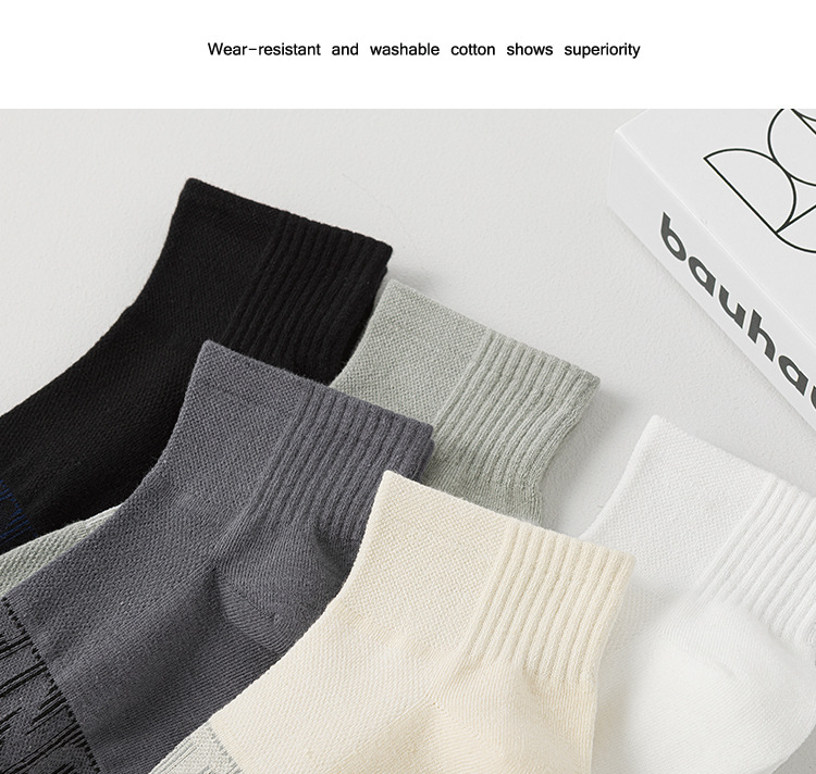 Kaus Kaki No-Show Pria Katun