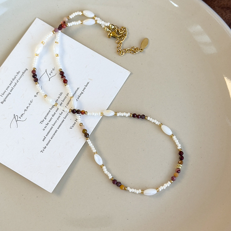 Намисто з намистинами «Котяче Око» у Китайському Стилі