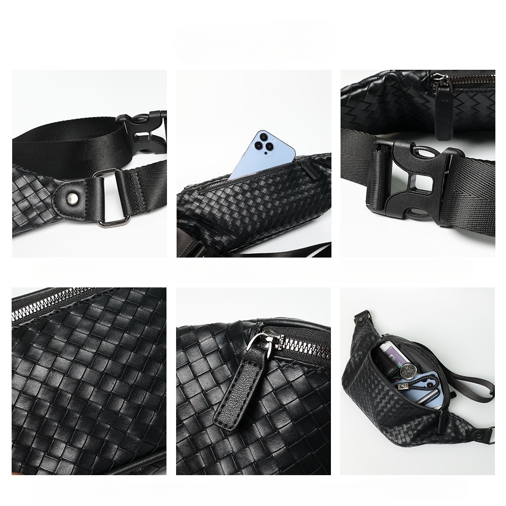 Geweven Crossbody Borsttas