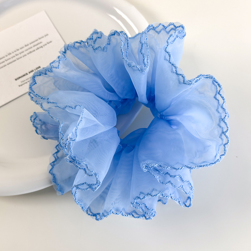 オーガンザプリーツスクランチー