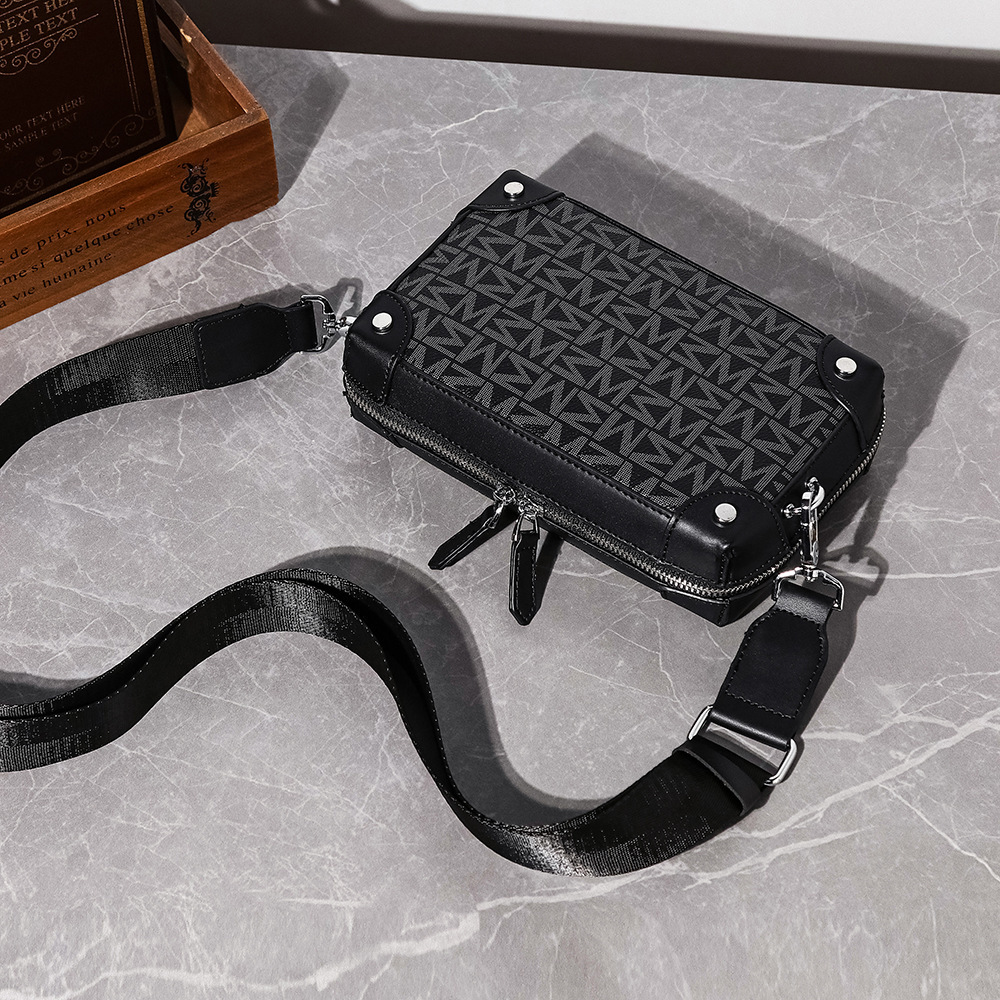 Mannen Ruitjesschoudertas