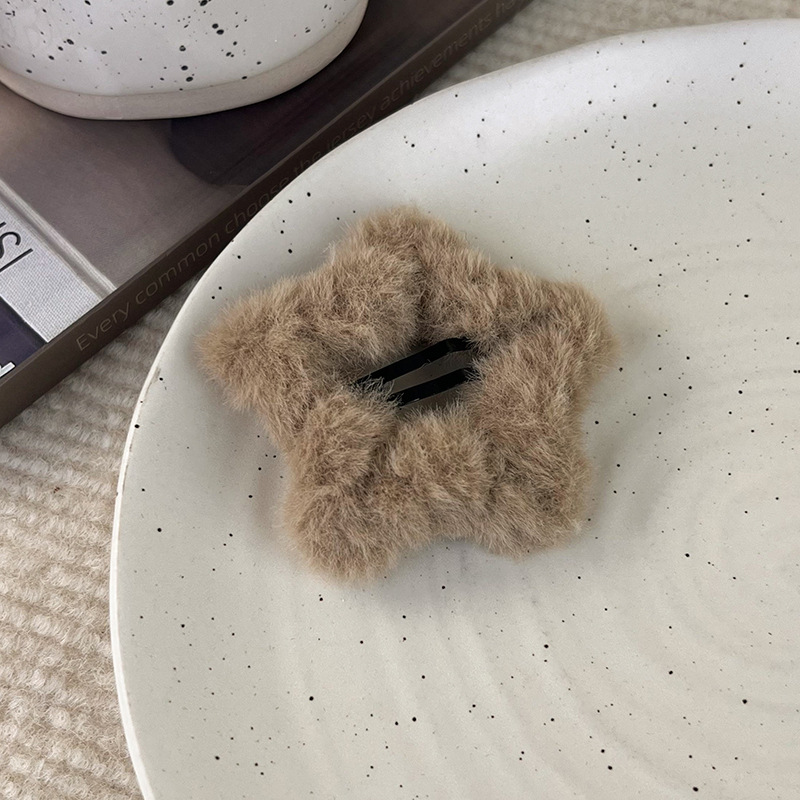 Klip Rambut Pondu Berbulu Bintang dan Awan