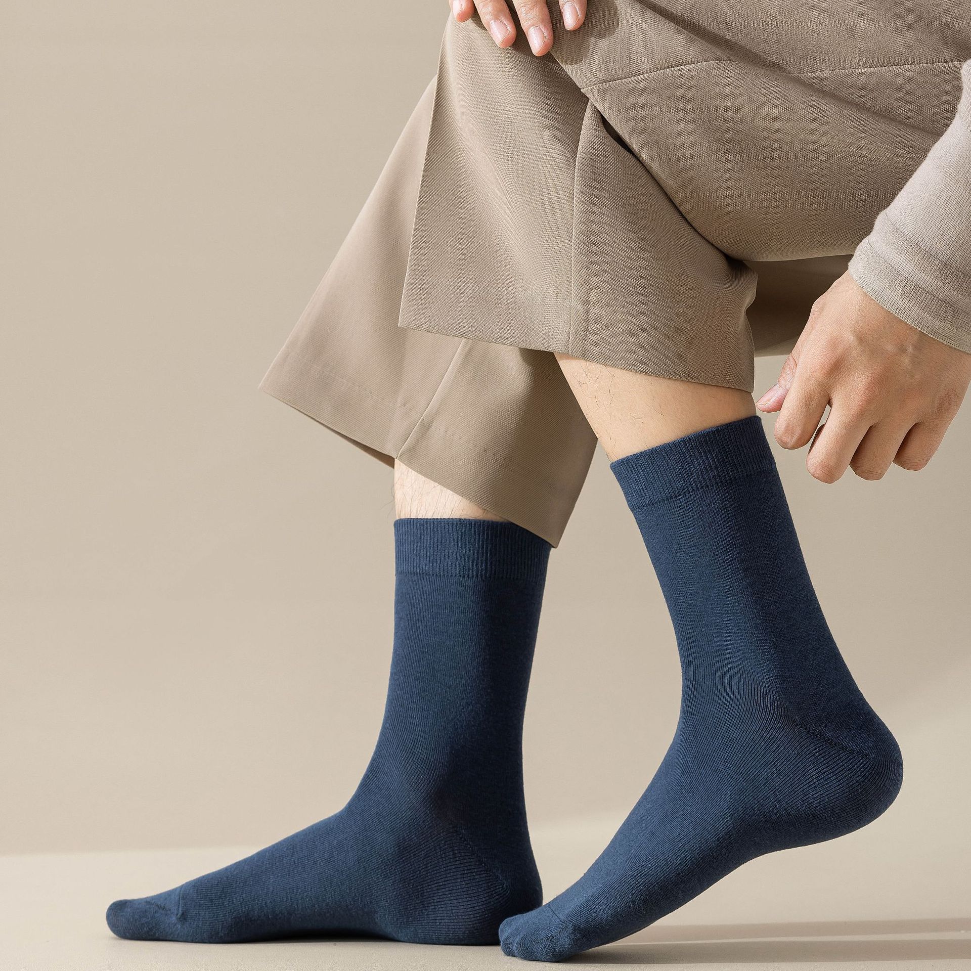 Meias Clássicas Meia Cano Masculinas