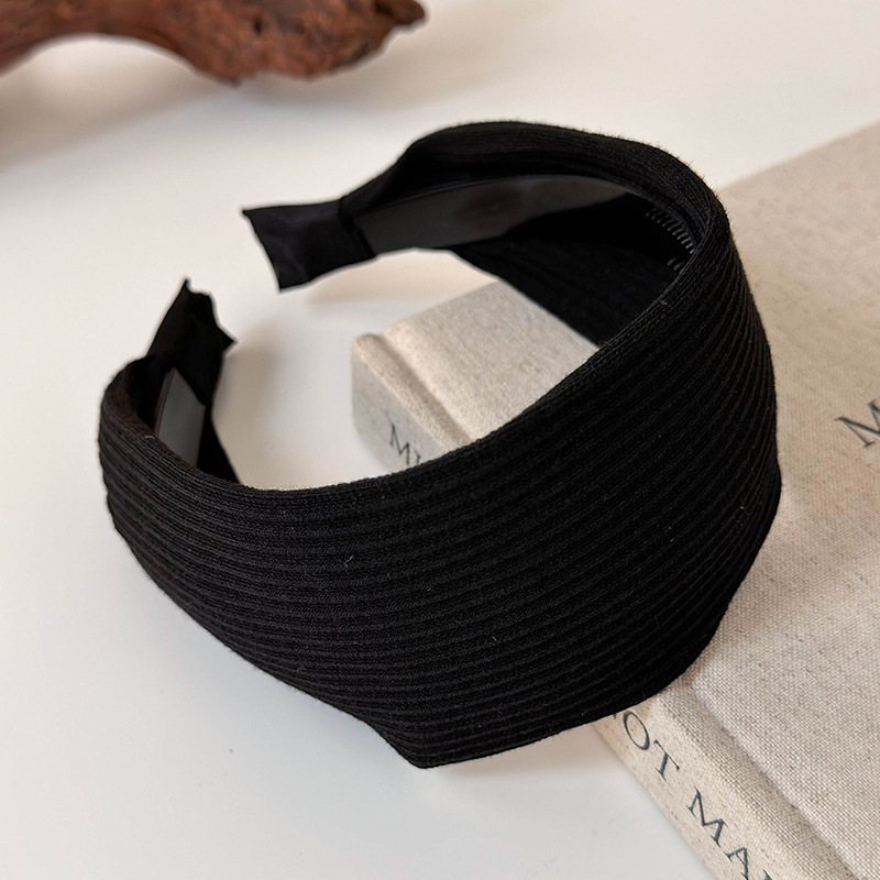 Cinta para el Cabello Vintage de Punto Acanalado