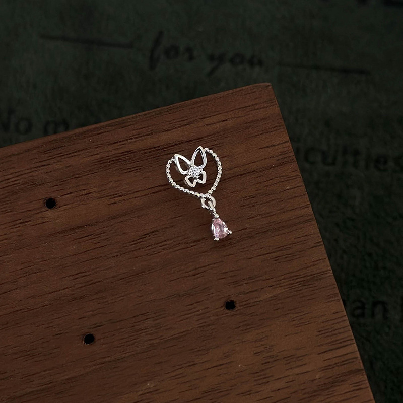 싱글 이어링 마이크로셋 지르코니아